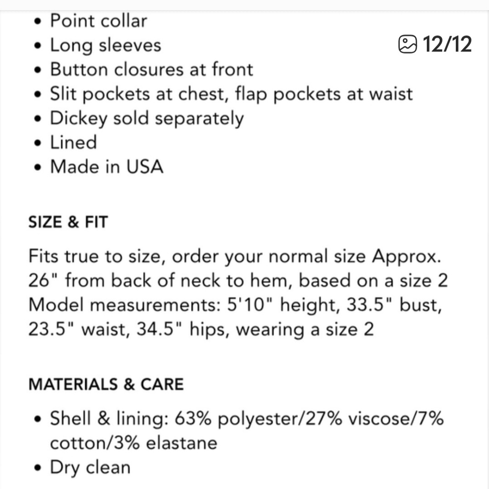 Veronica Beard Miller Dickey Jacket 2 $695.It Is 795 In The Stores - Picture 12 of 14